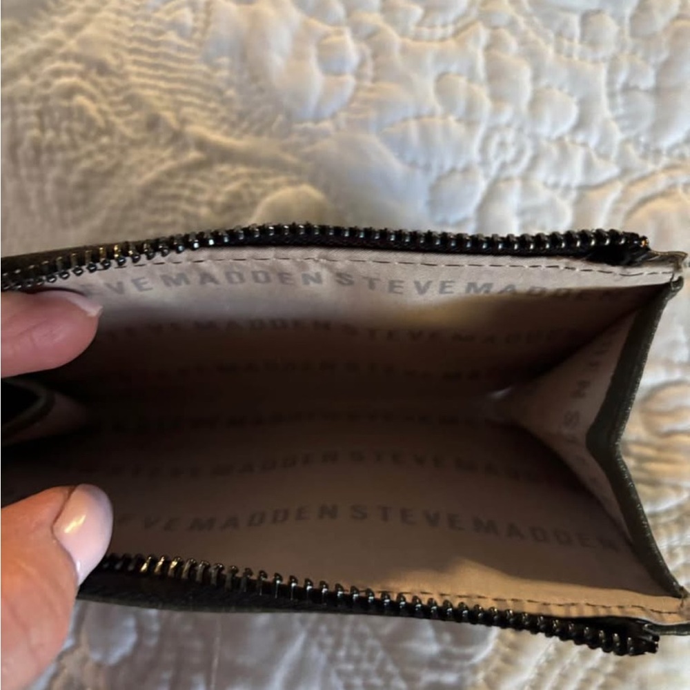 Steve Madden Black Wallet